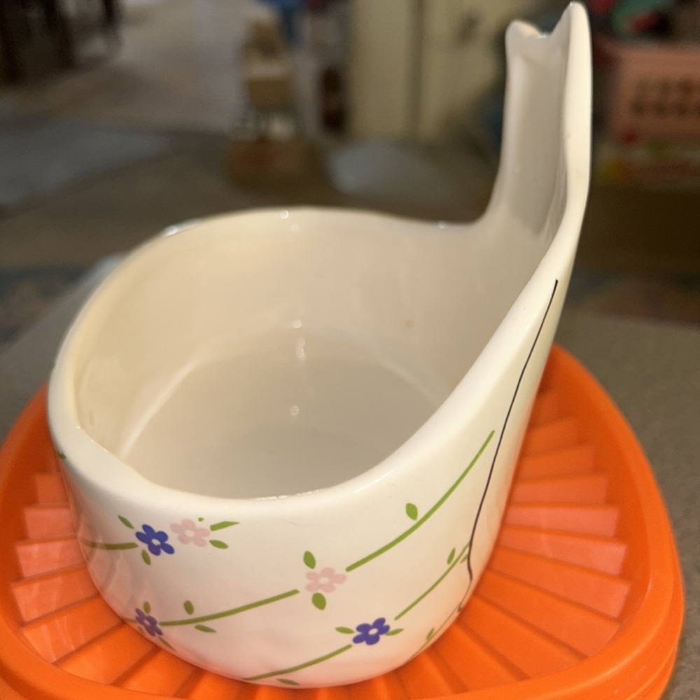 Vintage Andrea West Cat Planter - dated 1982 - Picture 5 of 8